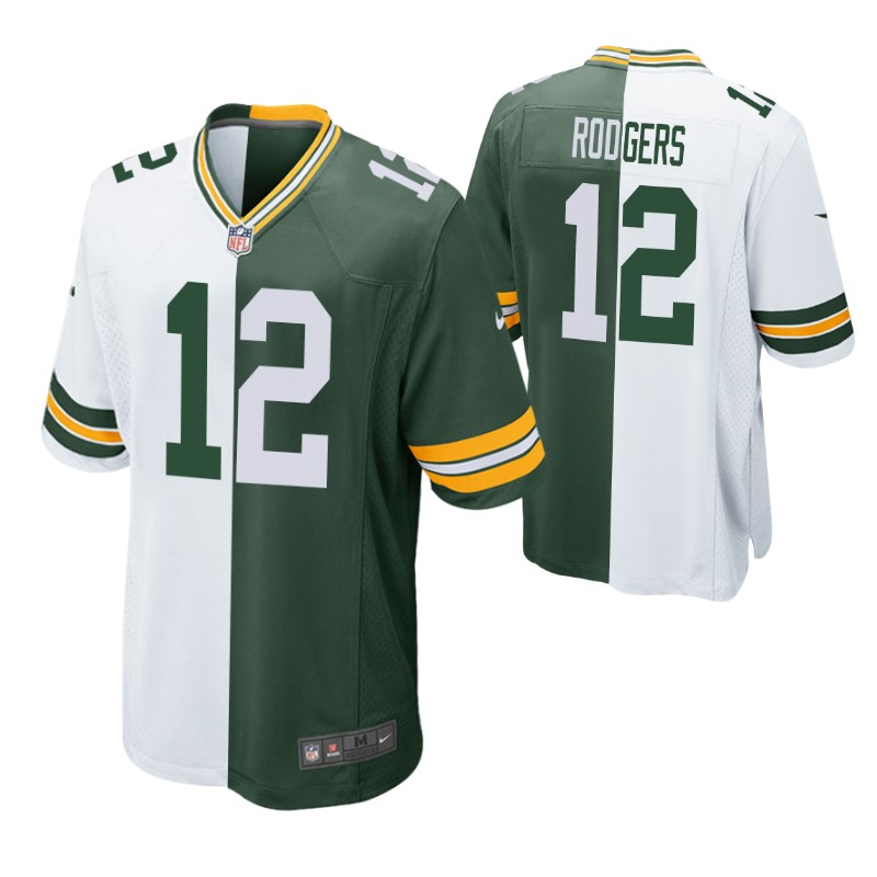 packers-aaron-rodgers-split-jersey-green-white-two-tone