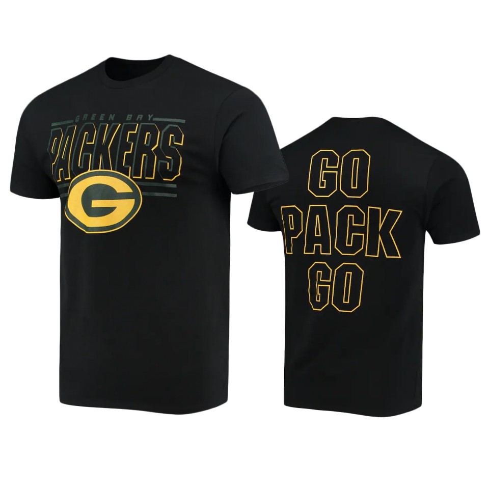 packers black slogan 2 hit junk food t shirt
