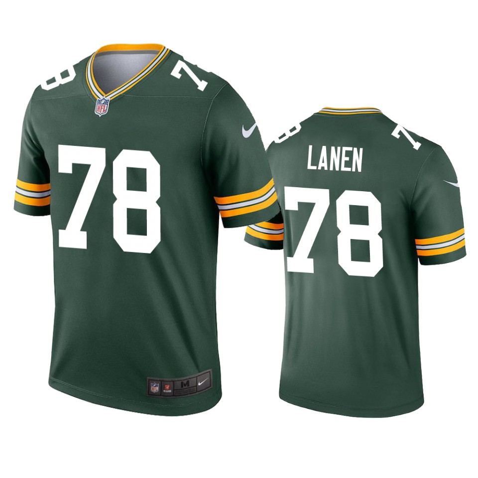 packers cole van lanen green legend jersey