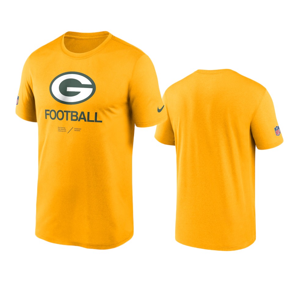 packers gold infographic performance t shirt