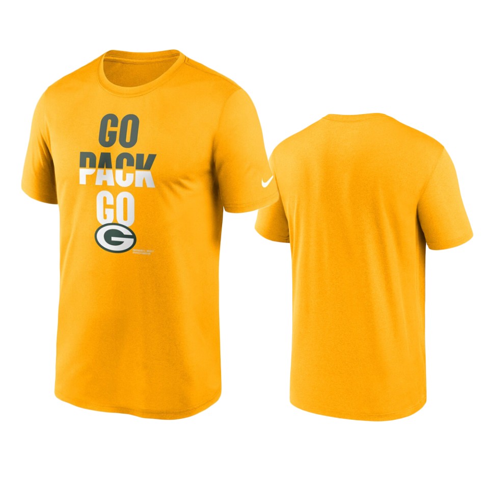 packers gold legend local phrase performance t shirt