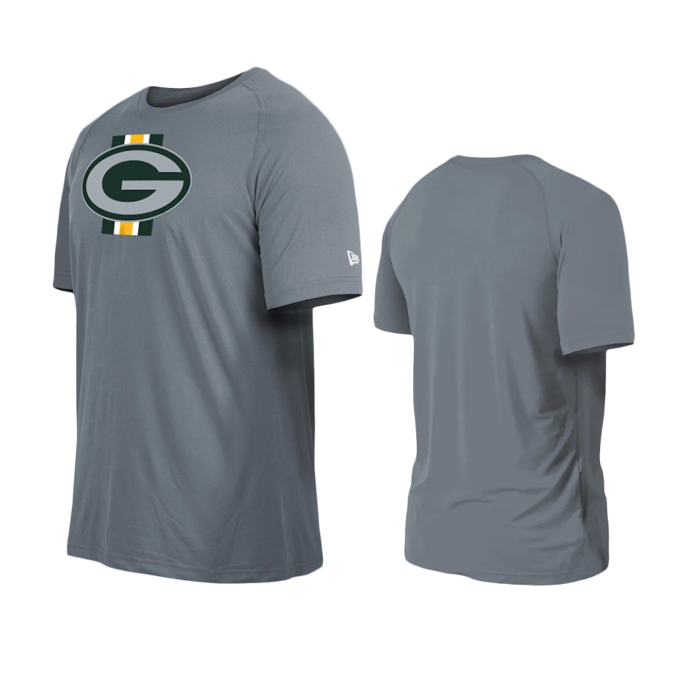 packers gray training camp raglan t shirt