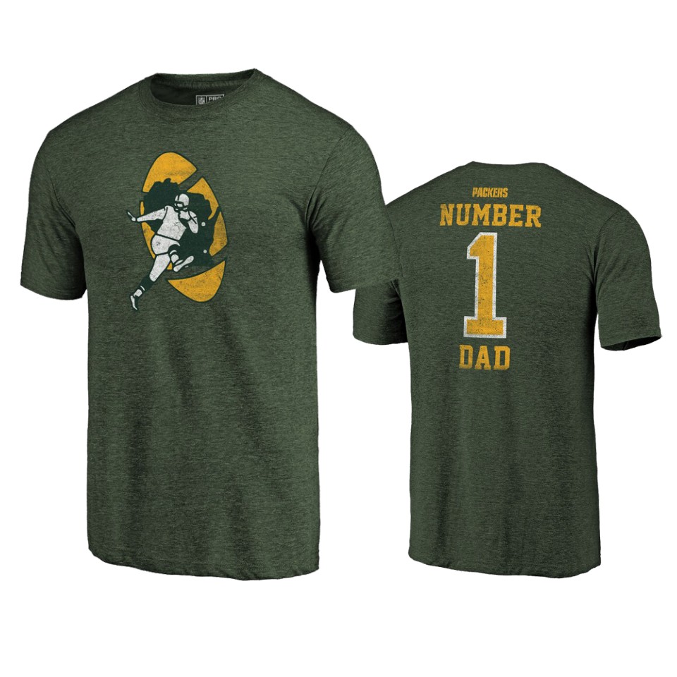 packers green 2019 father's day greatest dad t shirt
