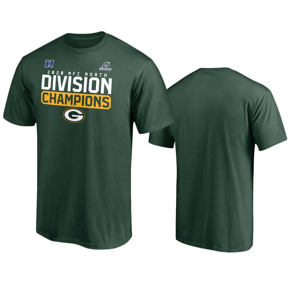 packers green 2020 nfc north division champions t shirt 0a