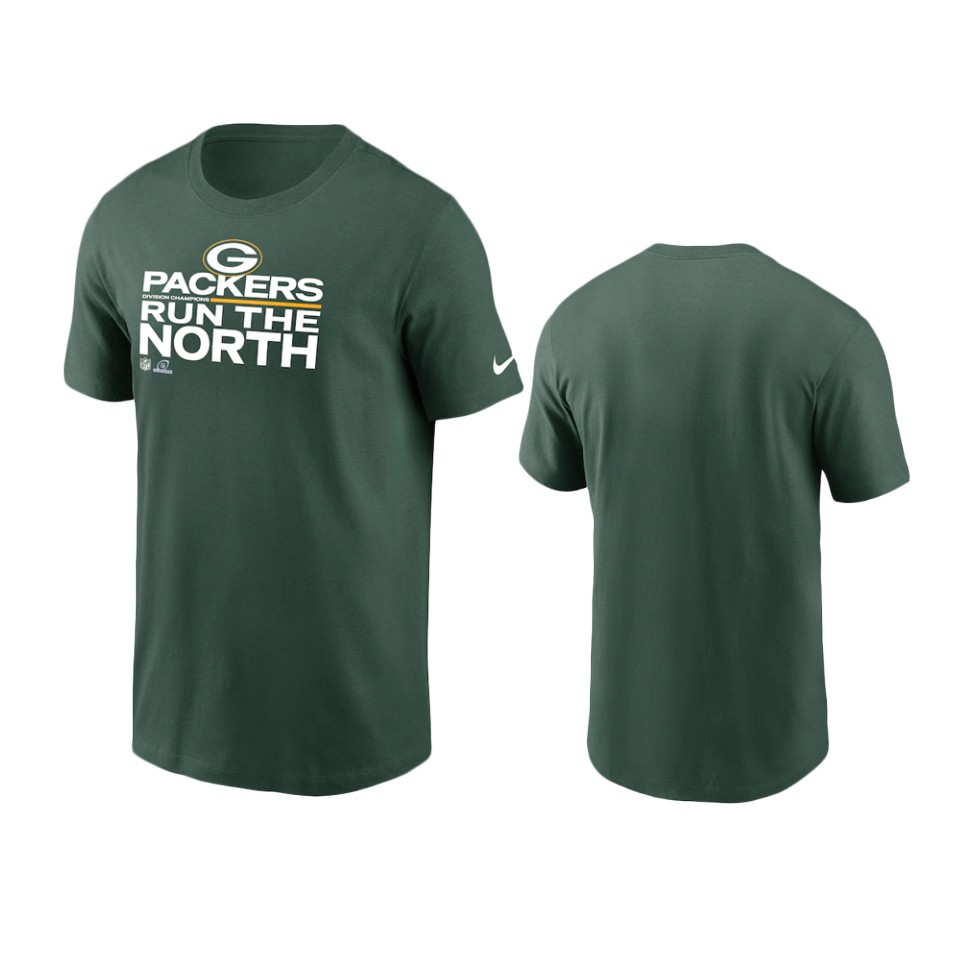packers green 2021 nfc north division champions trophy t shirt
