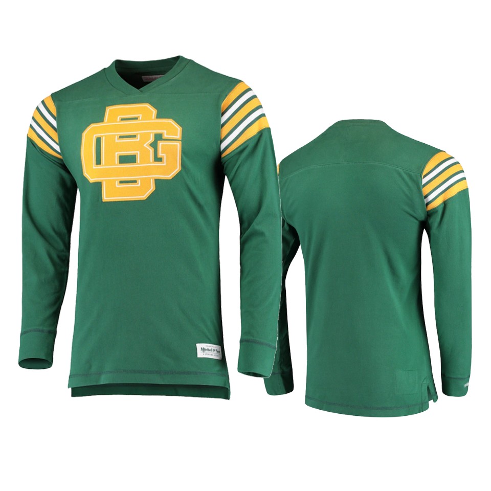 packers green captain v neck t shirt