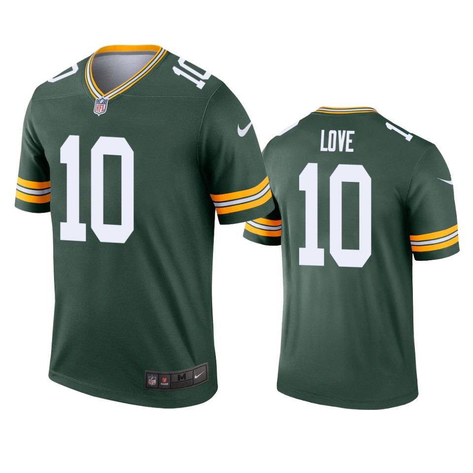 packers jordan love green legend jersey