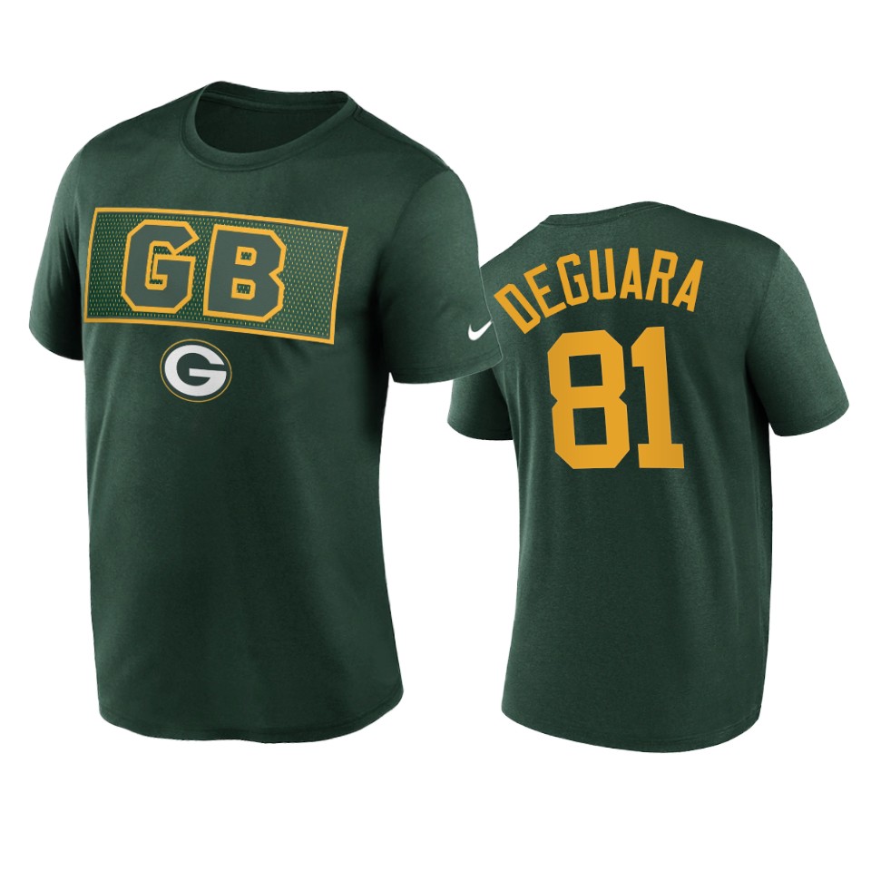packers josiah deguara green alt logo t shirt