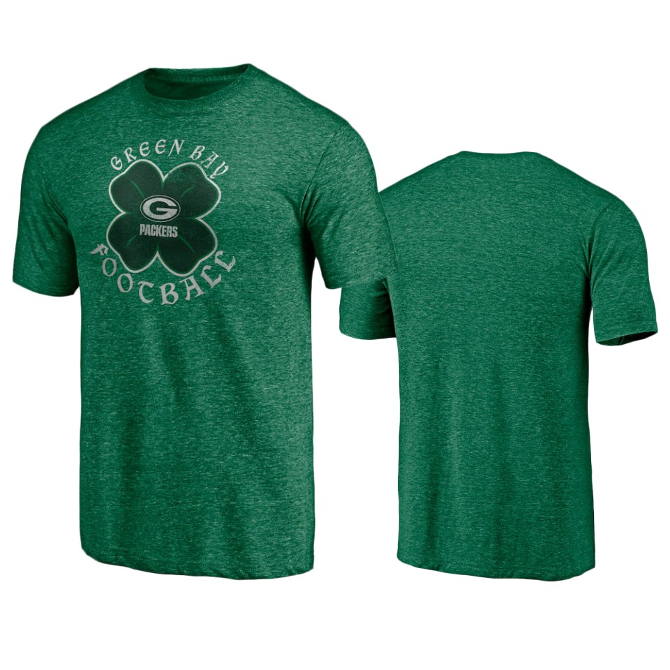 packers kelly green st. patrick's day celtic t shirt