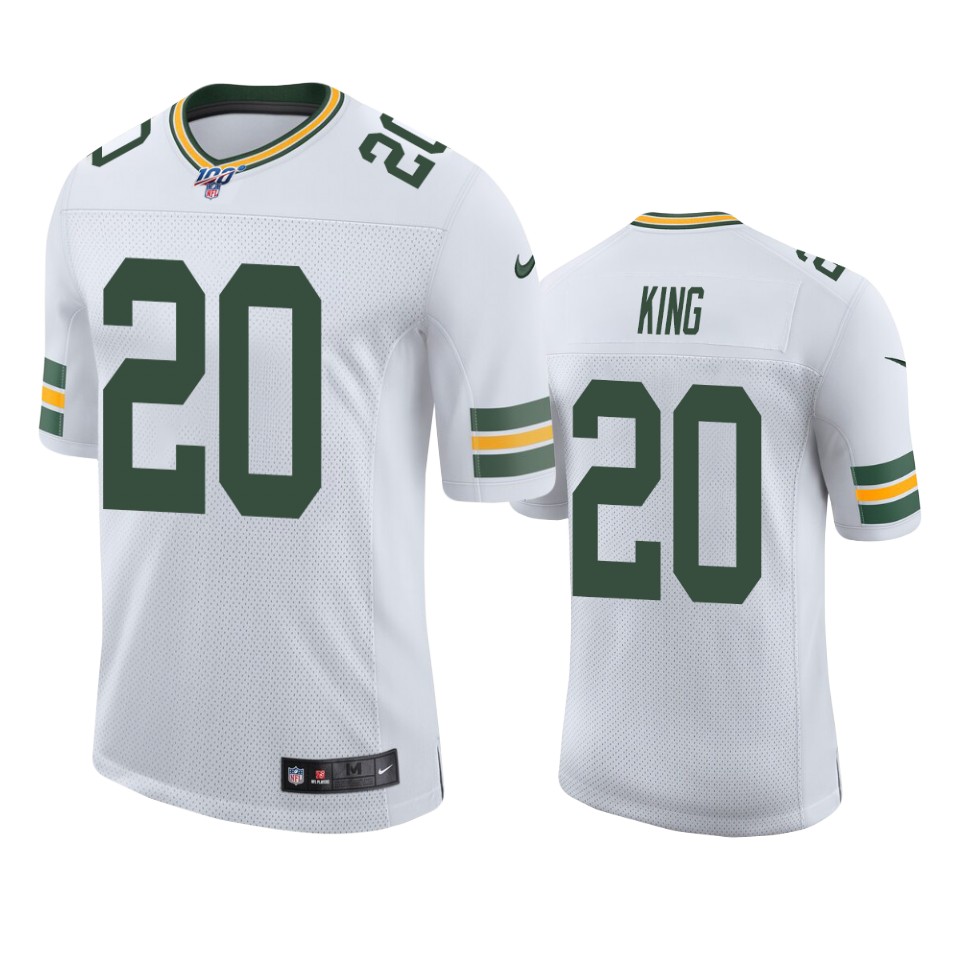 packers kevin king white limited 100th season jersey