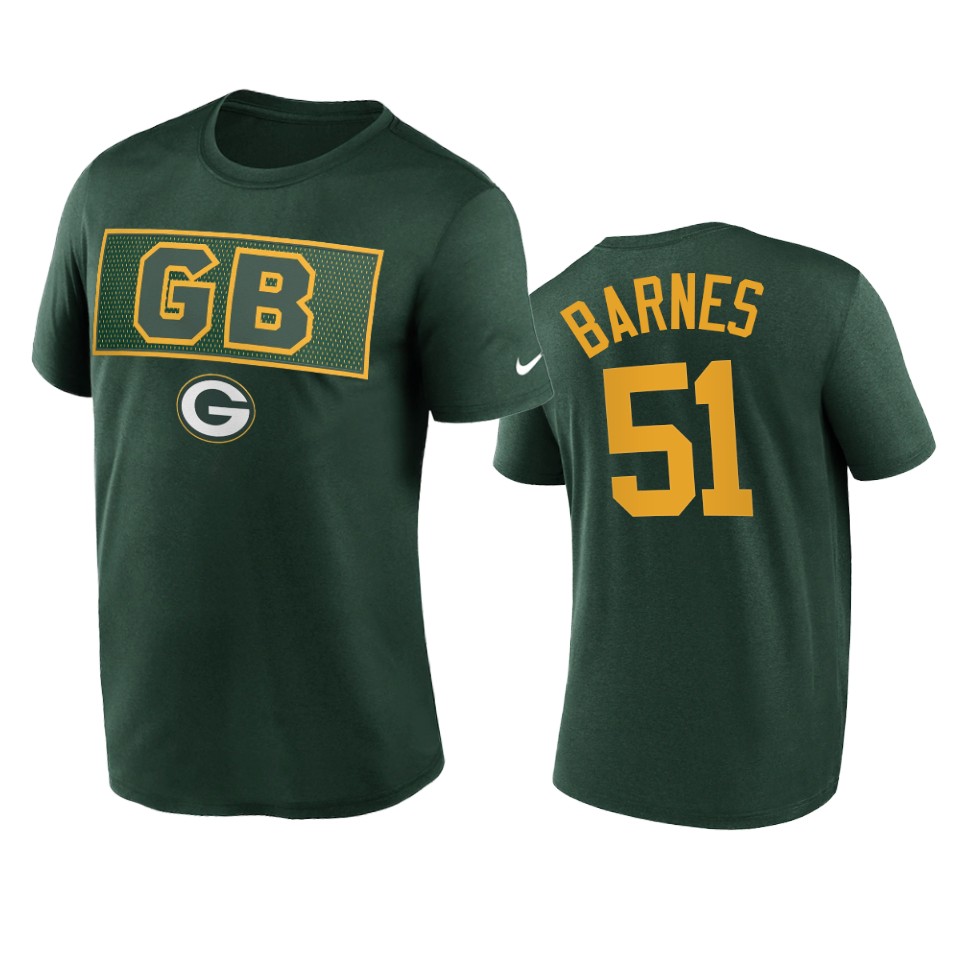 packers krys barnes green alt logo t shirt