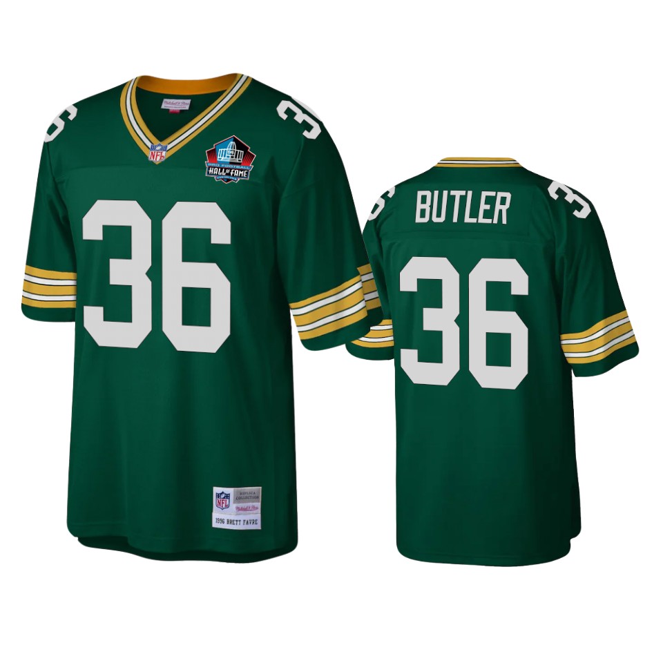 packers leroy butler green 2022 hall of fame jersey