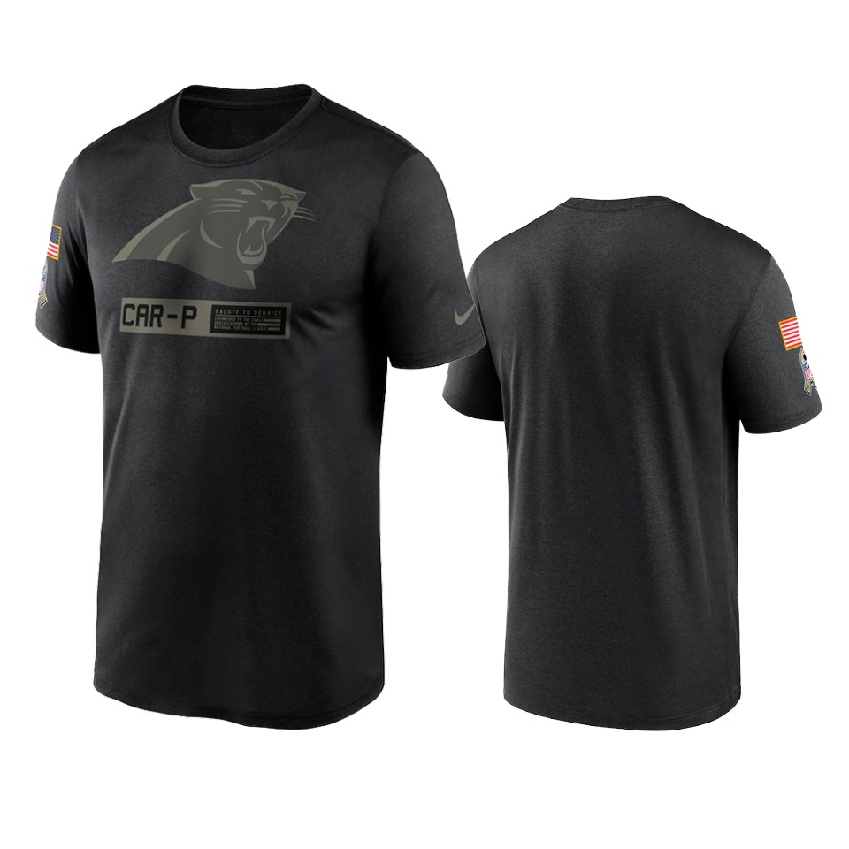 panthers black 2020 salute to service team logo t shirt 0a