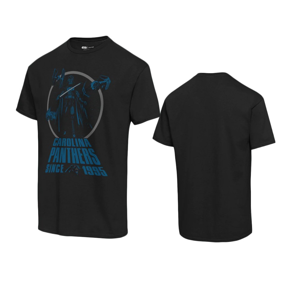 panthers black disney star wars empire title crawl t shirt