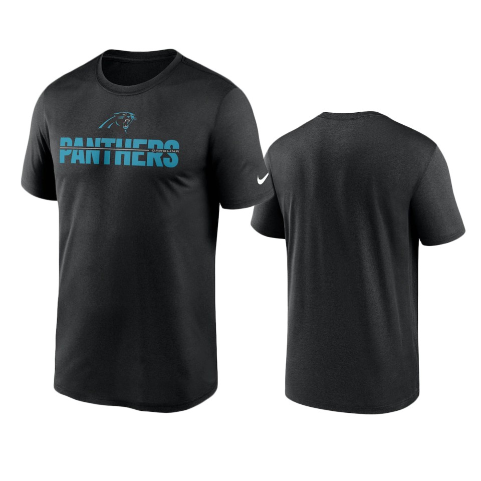 panthers black legend microtype performance t shirt