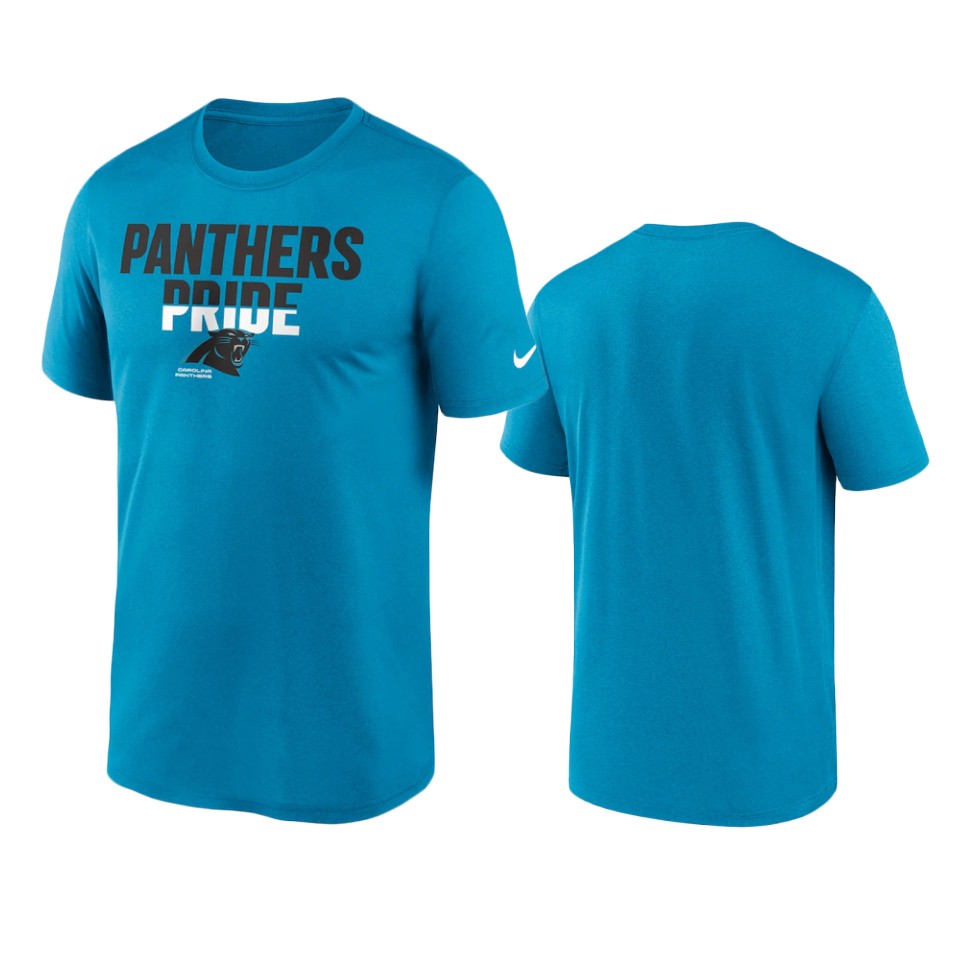 panthers blue legend local phrase performance t shirt