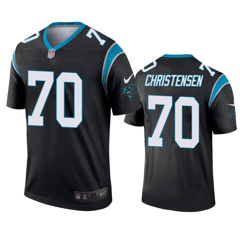 panthers brady christensen black legend jersey
