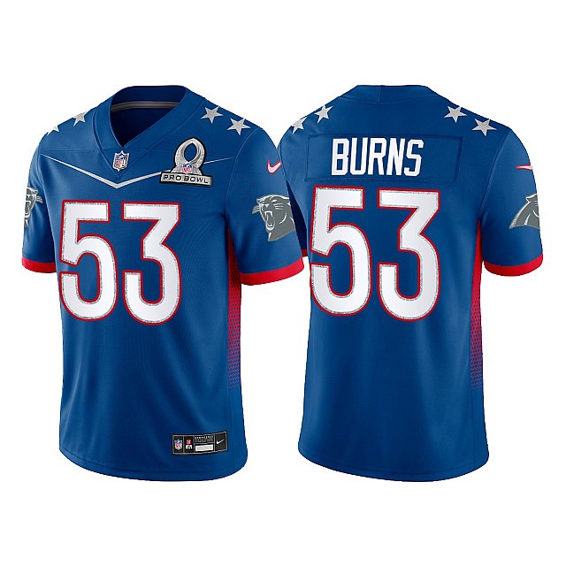 panthers-brian-burns-2022-nfc-pro-bowl-royal-game-jersey-middle