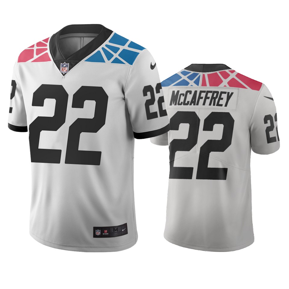 panthers christian mccaffrey white city edition jersey
