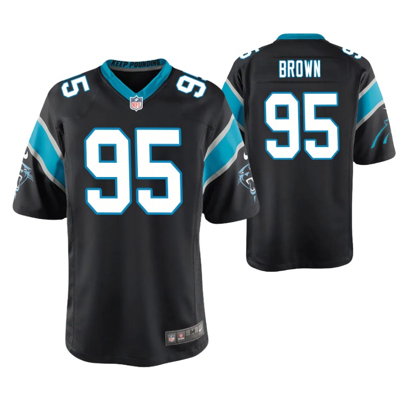 panthers-derrick-brown-game-youth-jersey-black
