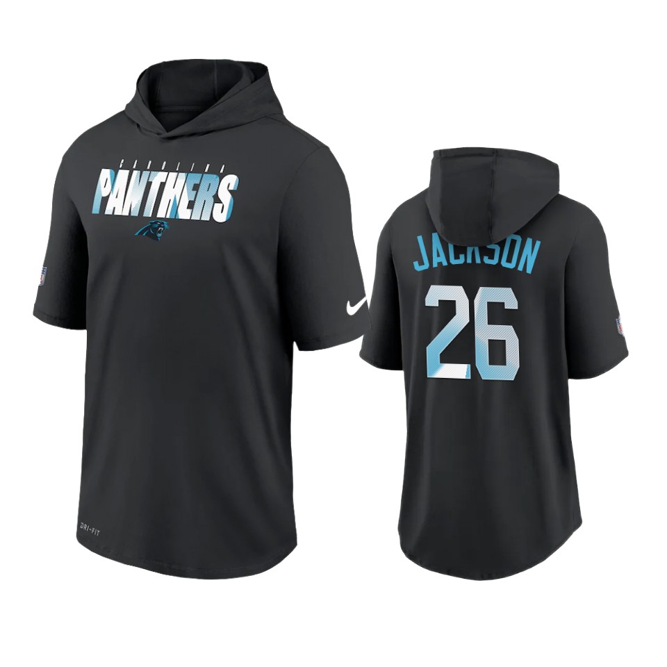 panthers donte jackson black sideline playbook hoodie t shirt
