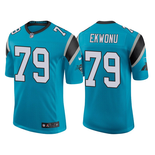 panthers-ikem-ekwonu-2022-nfl-draft-blue-classic-limited-jersey