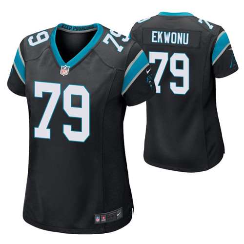 panthers-ikem-ekwonu-2022-nfl-draft-jersey-black-women's