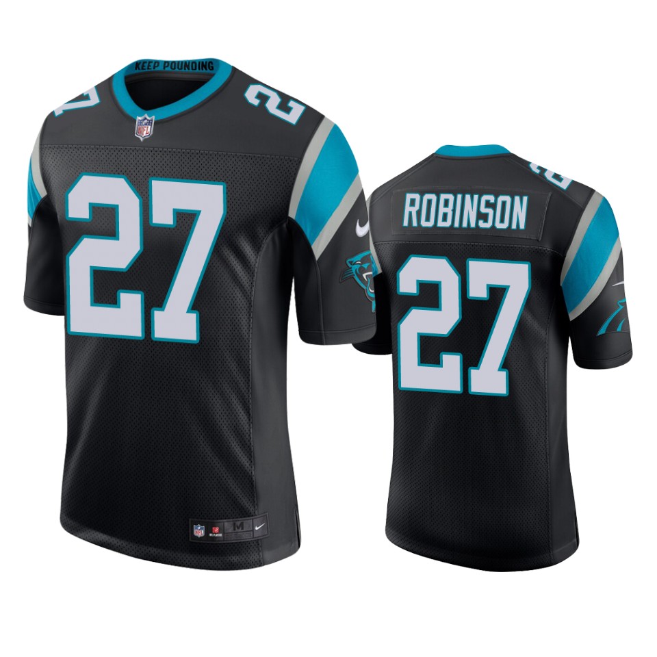 panthers kenny robinson black vapor untouchable limited jersey