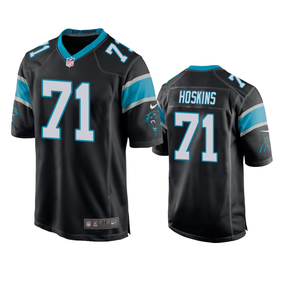 panthers phil hoskins black game jersey