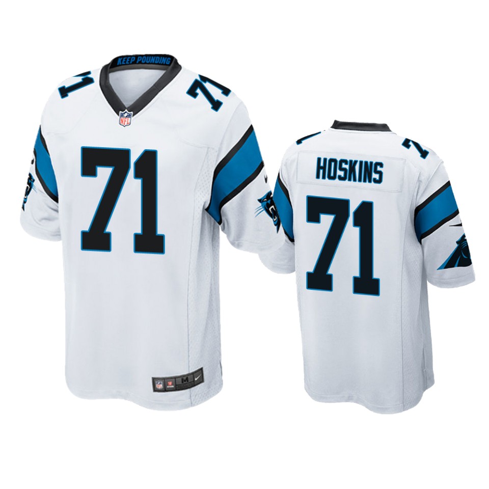 panthers phil hoskins white game jersey
