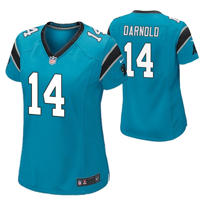 panthers-sam-darnold-game-women's-jersey-blue