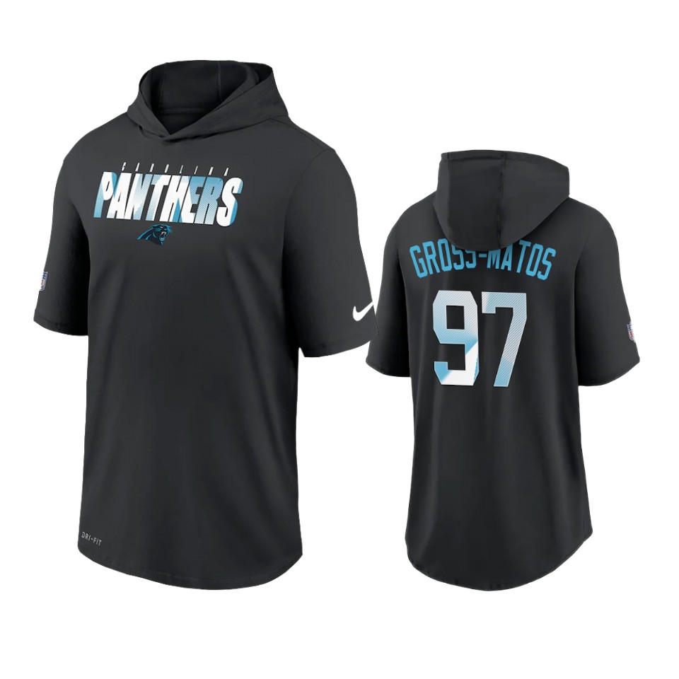 panthers yetur gross matos black sideline playbook hoodie t shirt