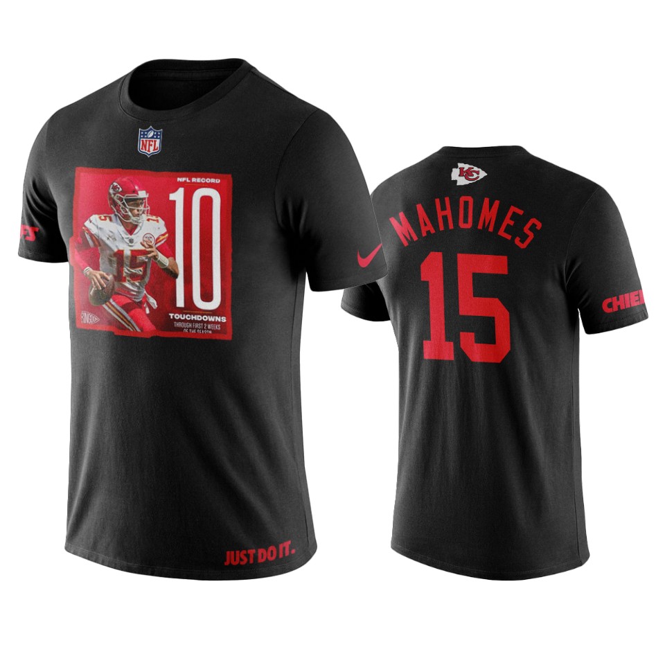 patrick mahomes black art print record tds t shirt
