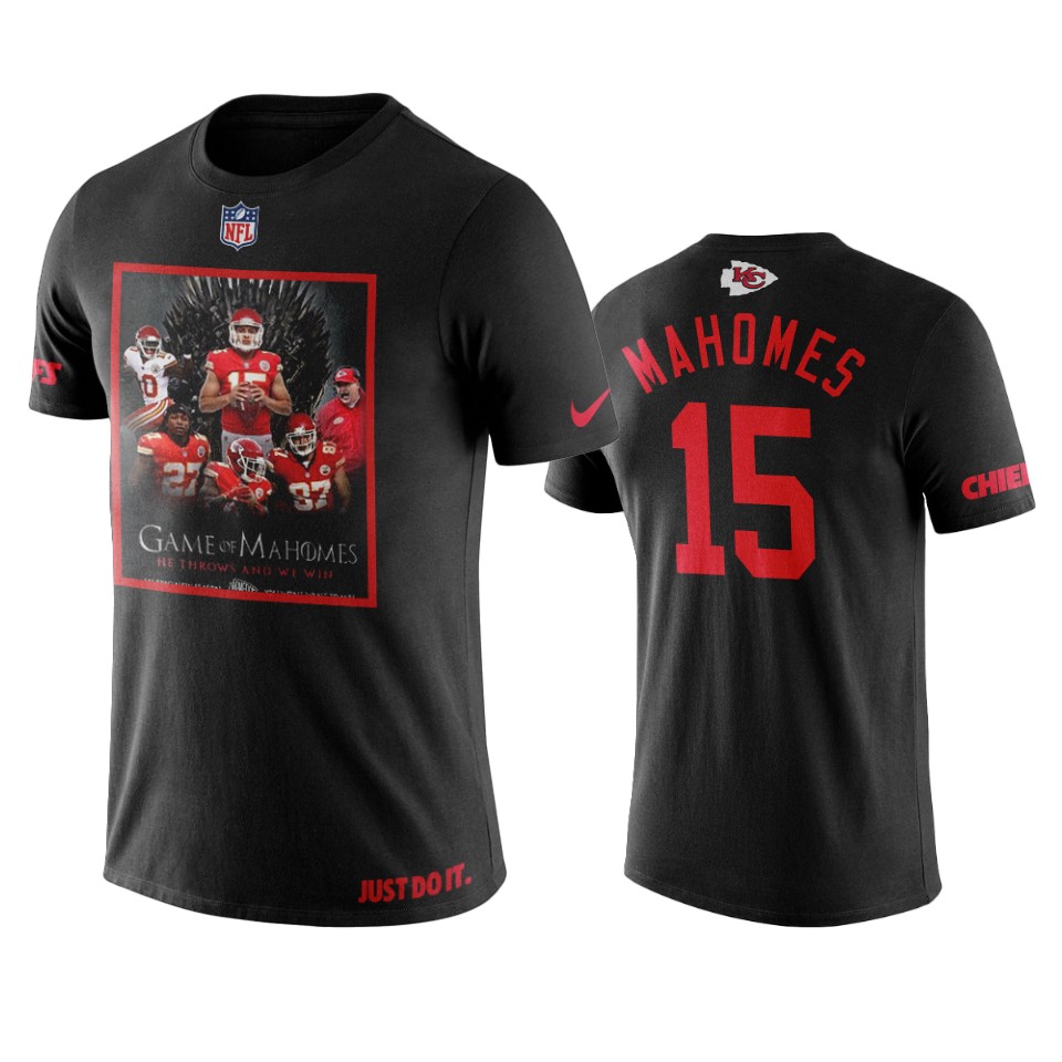 patrick mahomes black art print throws and we win t shirt
