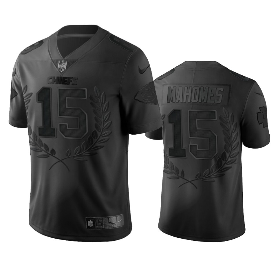 patrick mahomes chiefs black nfl mvp jersey
