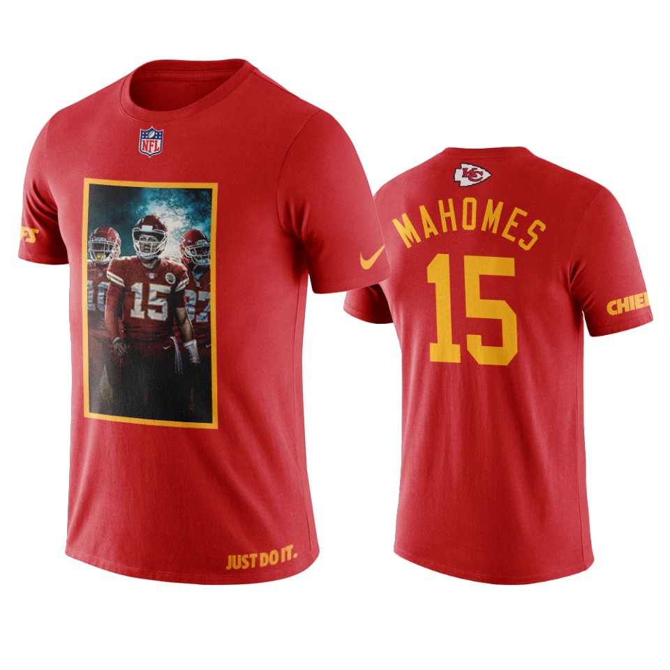 patrick mahomes red art print big lead t shirt