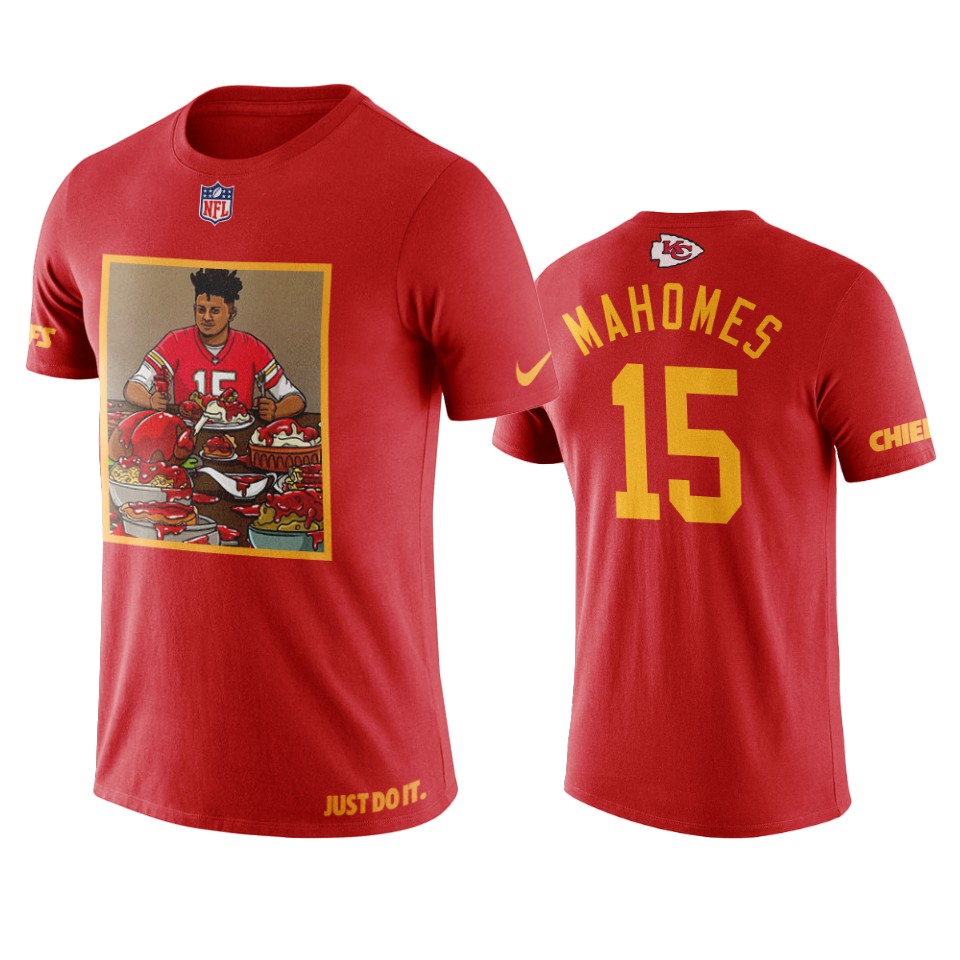 patrick mahomes red art print ketchup t shirt