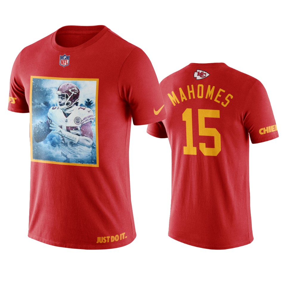 patrick mahomes red art print pixel t shirt