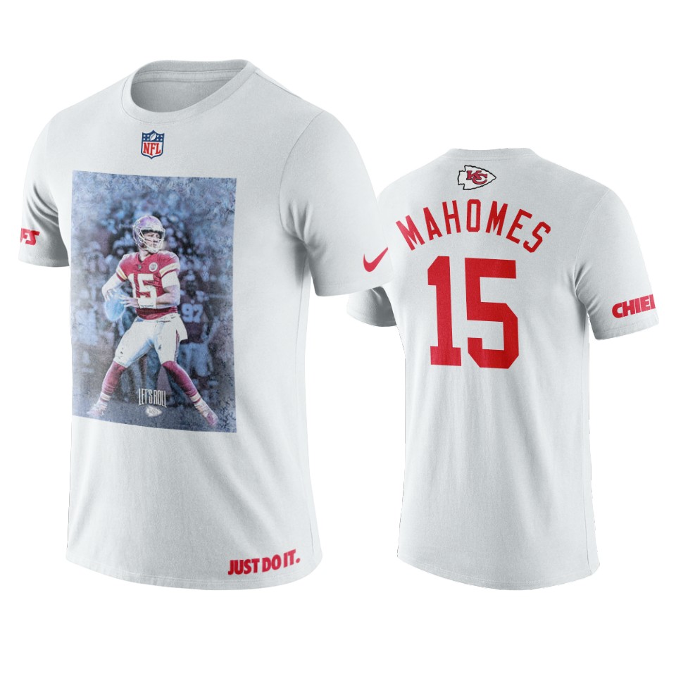 patrick mahomes white art print letsroll t shirt