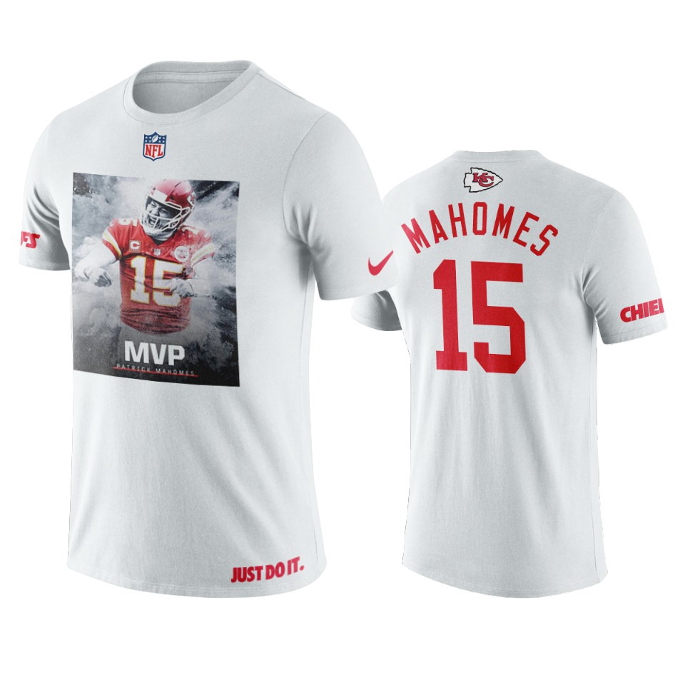 patrick mahomes white art print mvp t shirt