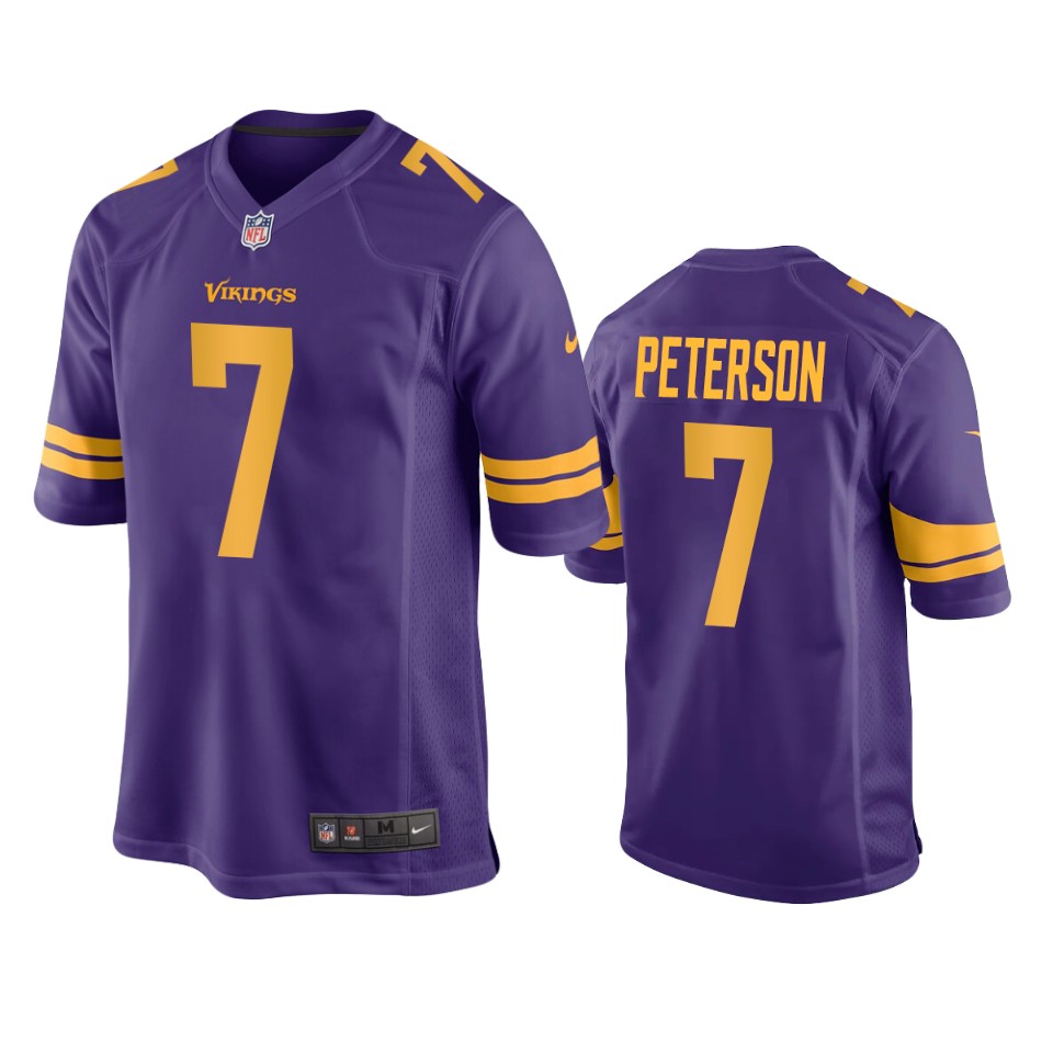 patrick peterson vikings purple alternate game jersey