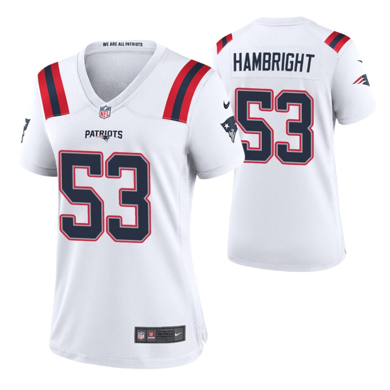 patriots-arlington-hambright-game-women's-jersey-white