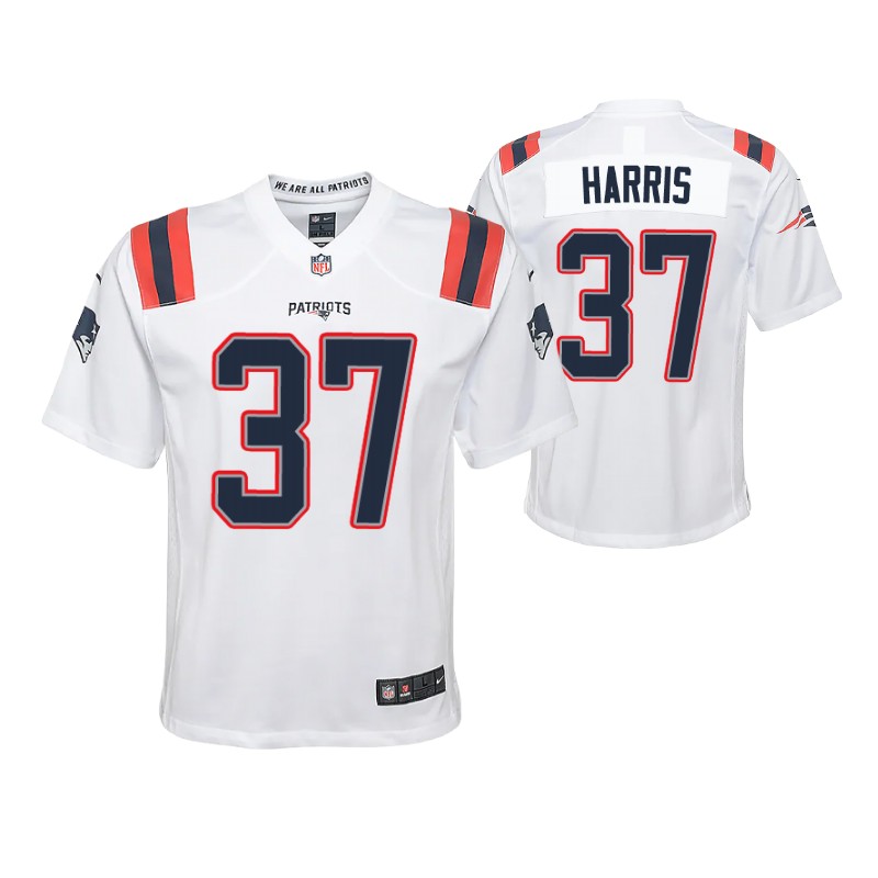 patriots-damien-harris-game-jersey-white-youth