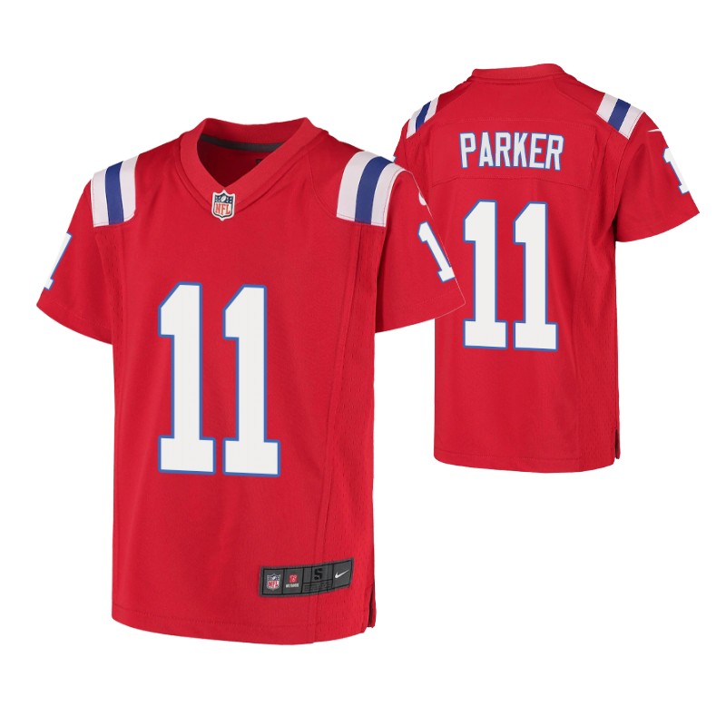 patriots-devante-parker-alternate-game-youth-jersey-red