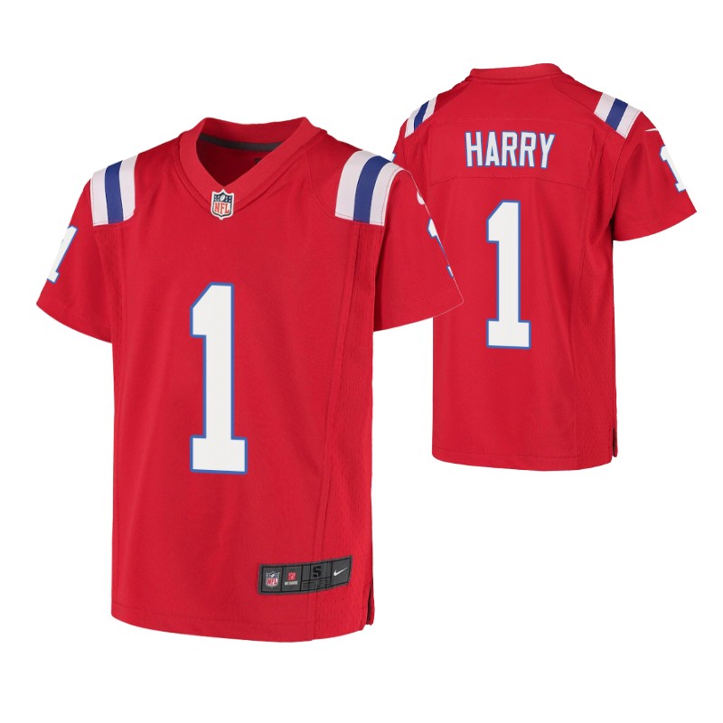 patriots-n'keal-harry-game-youth-jersey-red