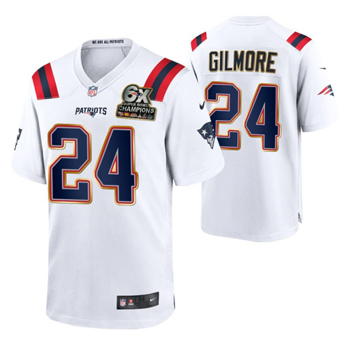 patriots-stephon-gilmore-6x-super-bowl-champions-patch-jersey-game-white (1)