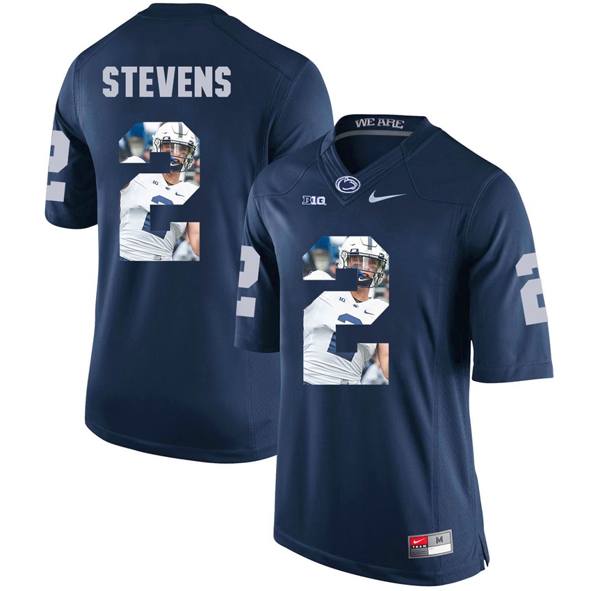 penn state nittany lions navy tommy stevens college football player portrait jersey
