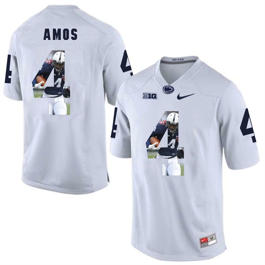 penn state nittany lions white adrian amos college football player portrait jersey