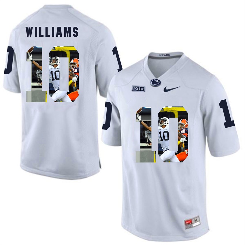 penn state nittany lions white trevor williams college football player portrait jersey