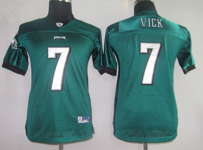 philadelphia eagles 7 vick green [kids